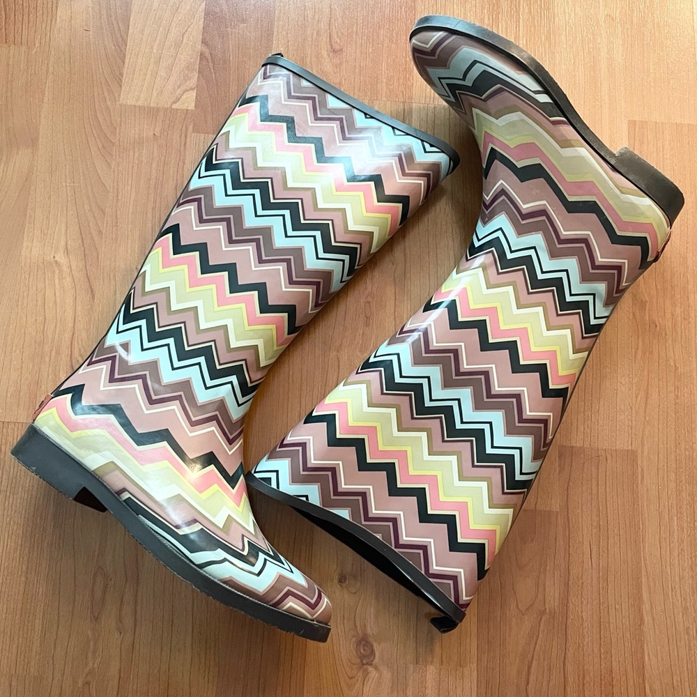 Missoni for Target Chevron Rain Boots